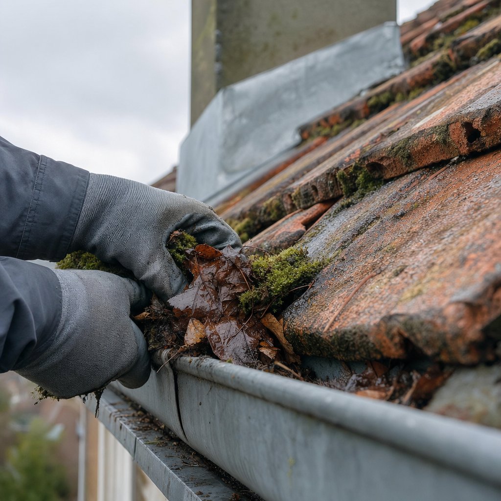 Couvreur RGE en Moselle réalisant l'inspection annuelle d'une toiture dans le cadre d'un contrat d'entretien